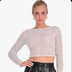 Retrofete white top size small NWT